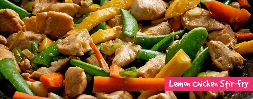 300 Calorie Chicken Dish: Lemon Chicken Stir-Fry
