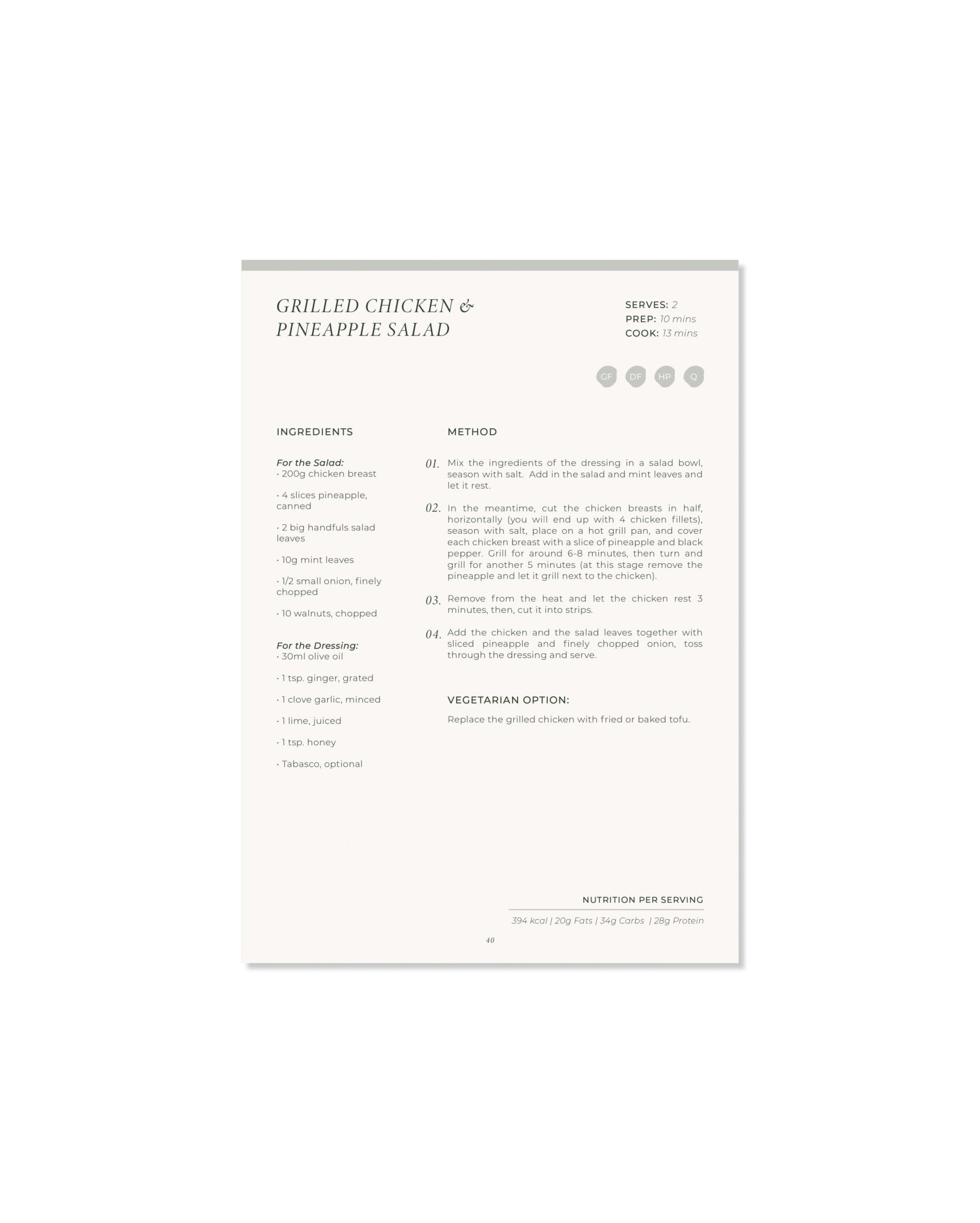 High Protein Recipe Pack - My Store