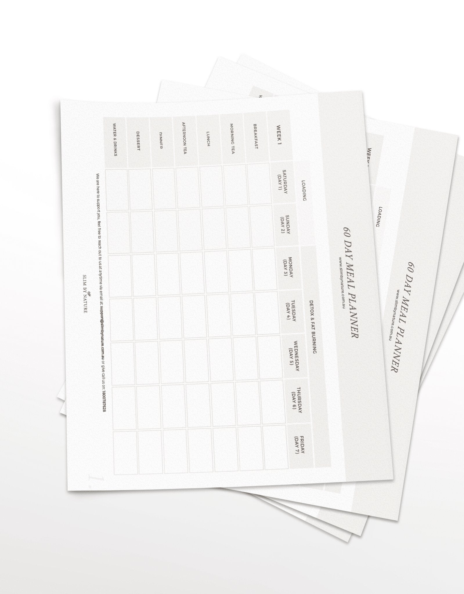 Meal Planner Printable - My Store