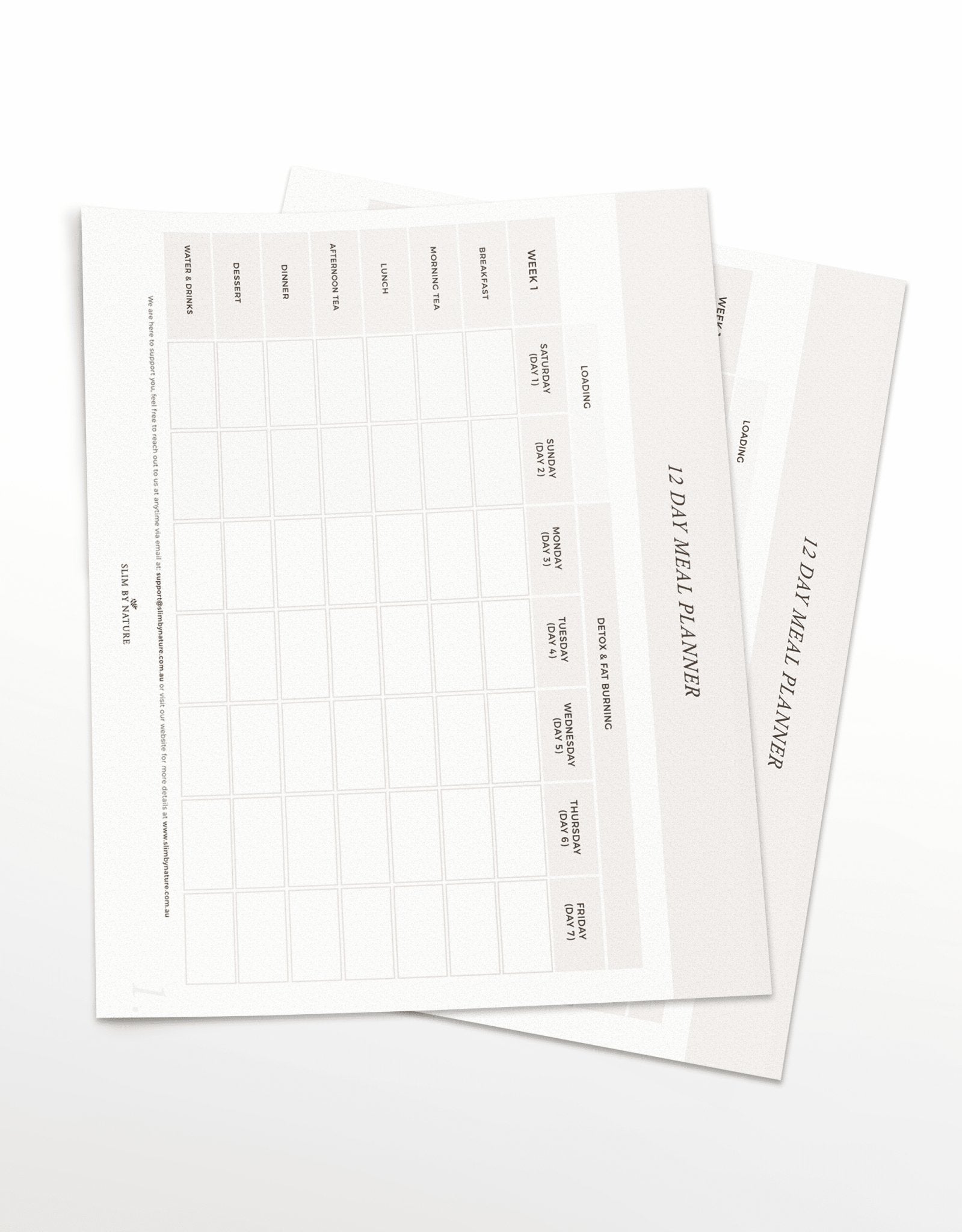 Meal Planner Printable - My Store