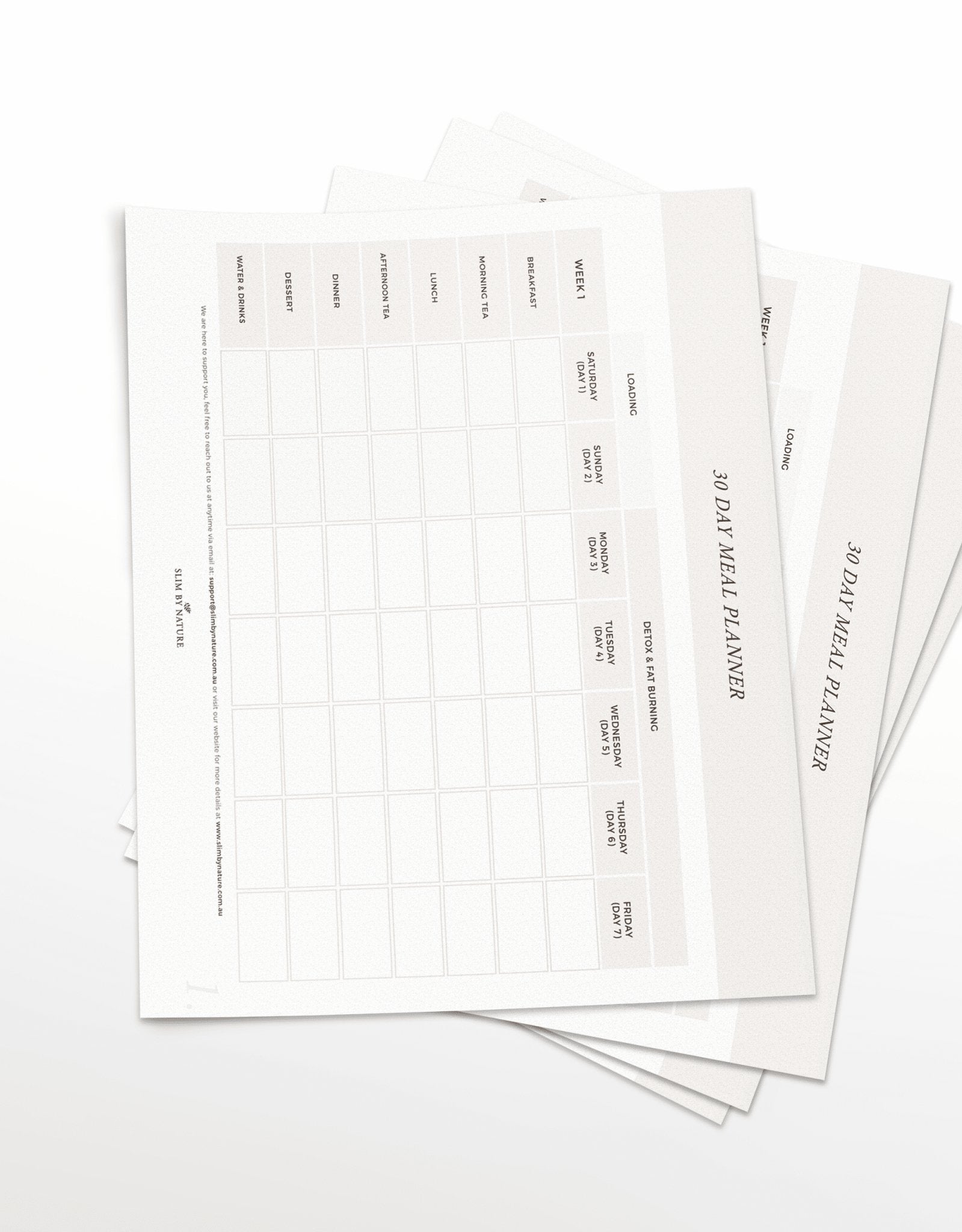 Meal Planner Printable - My Store