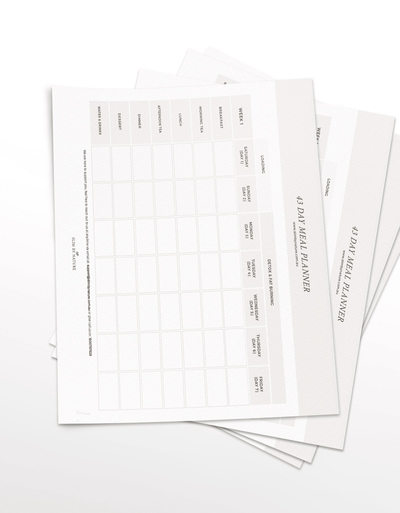 Meal Planner Printable - My Store