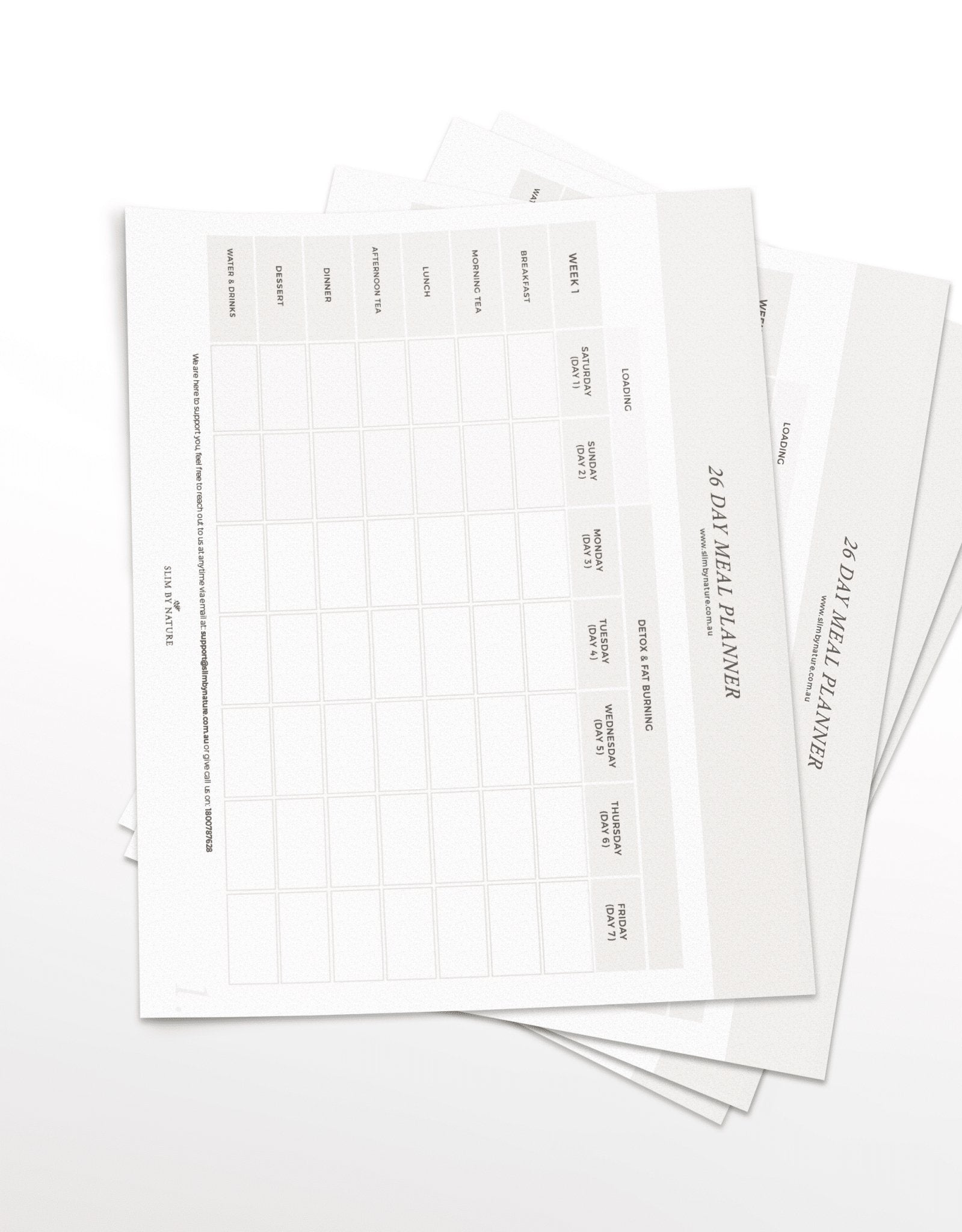 Meal Planner Printable - My Store