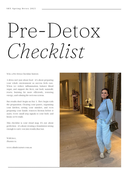 Pre- Detox Checklist