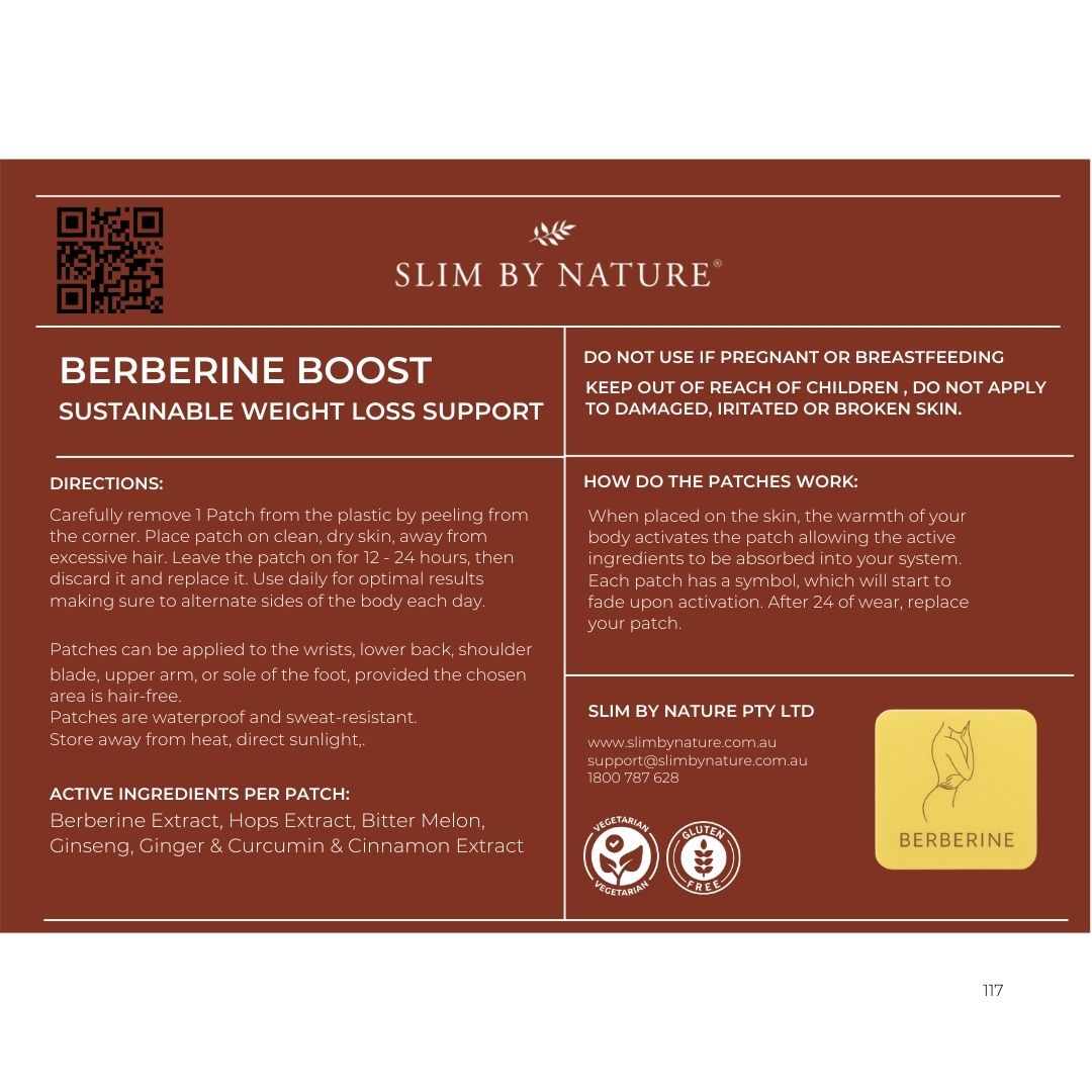 PRE ORDER: NEW Berberine Boost Patch
